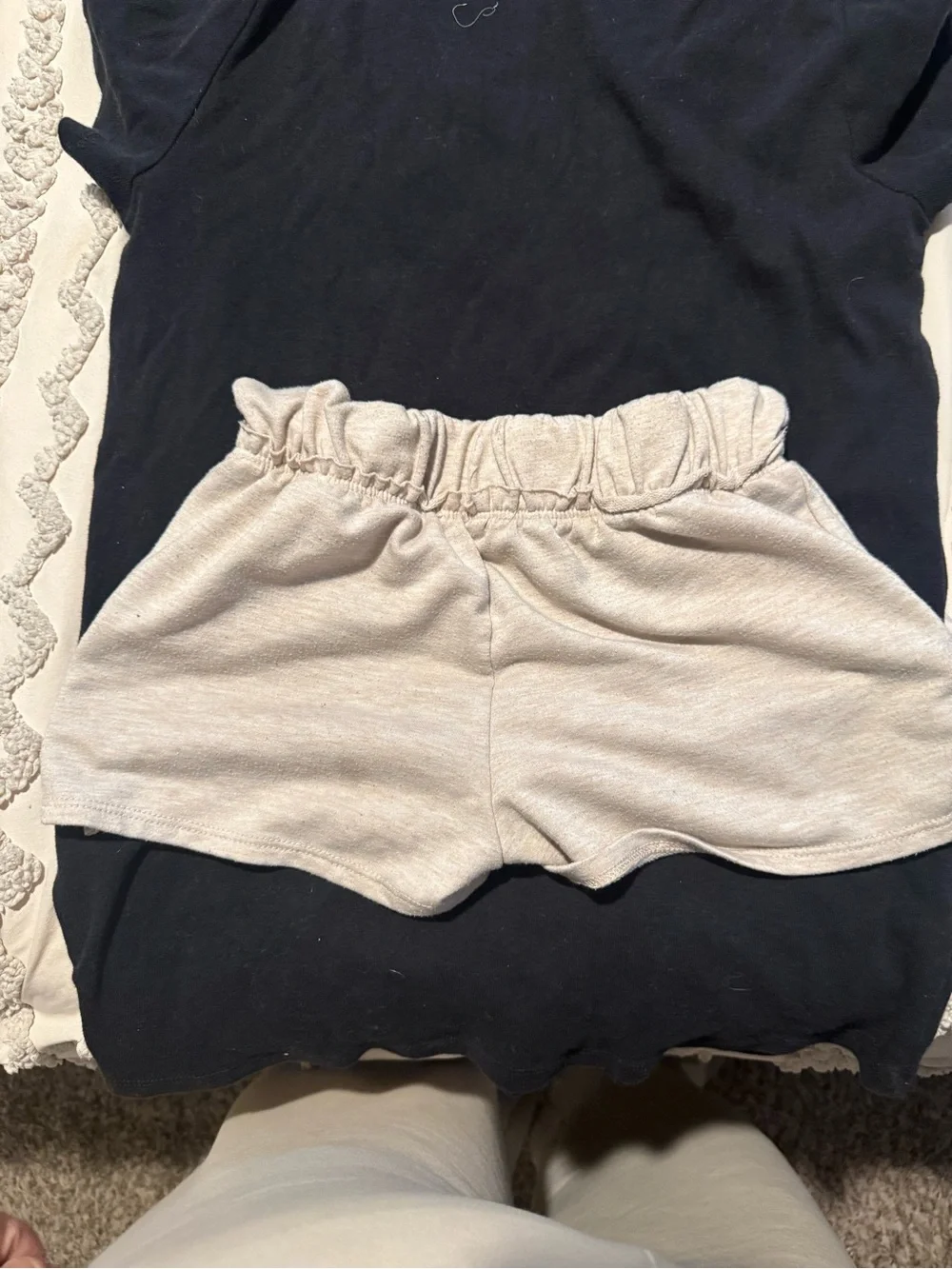 4/$16 BKE Youth XS Casual Drawstring Girls Shorts in Light Beige